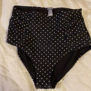 Aerie polka dot high waisted bottom